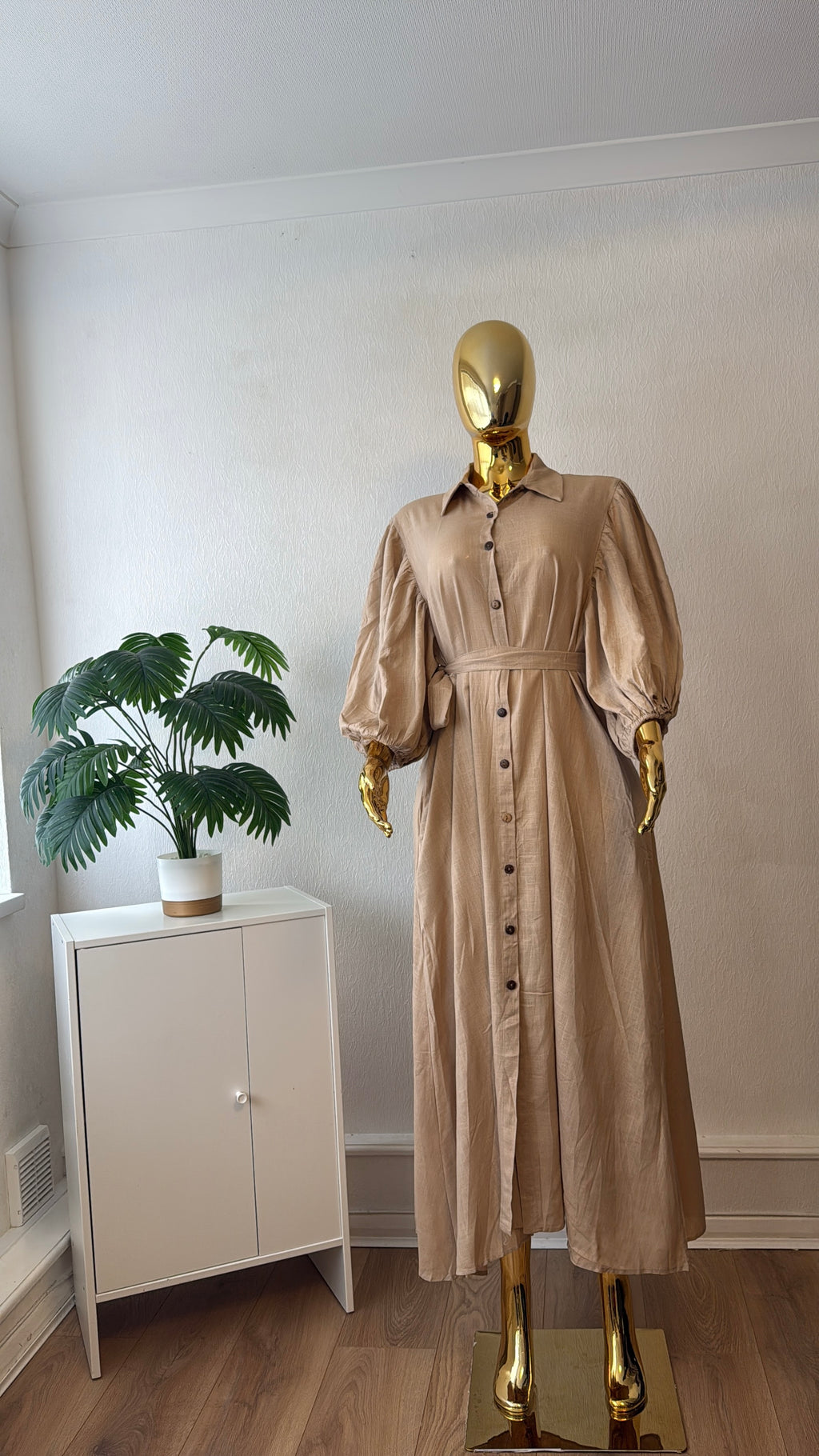 Sandstone Elegance Maxi dress