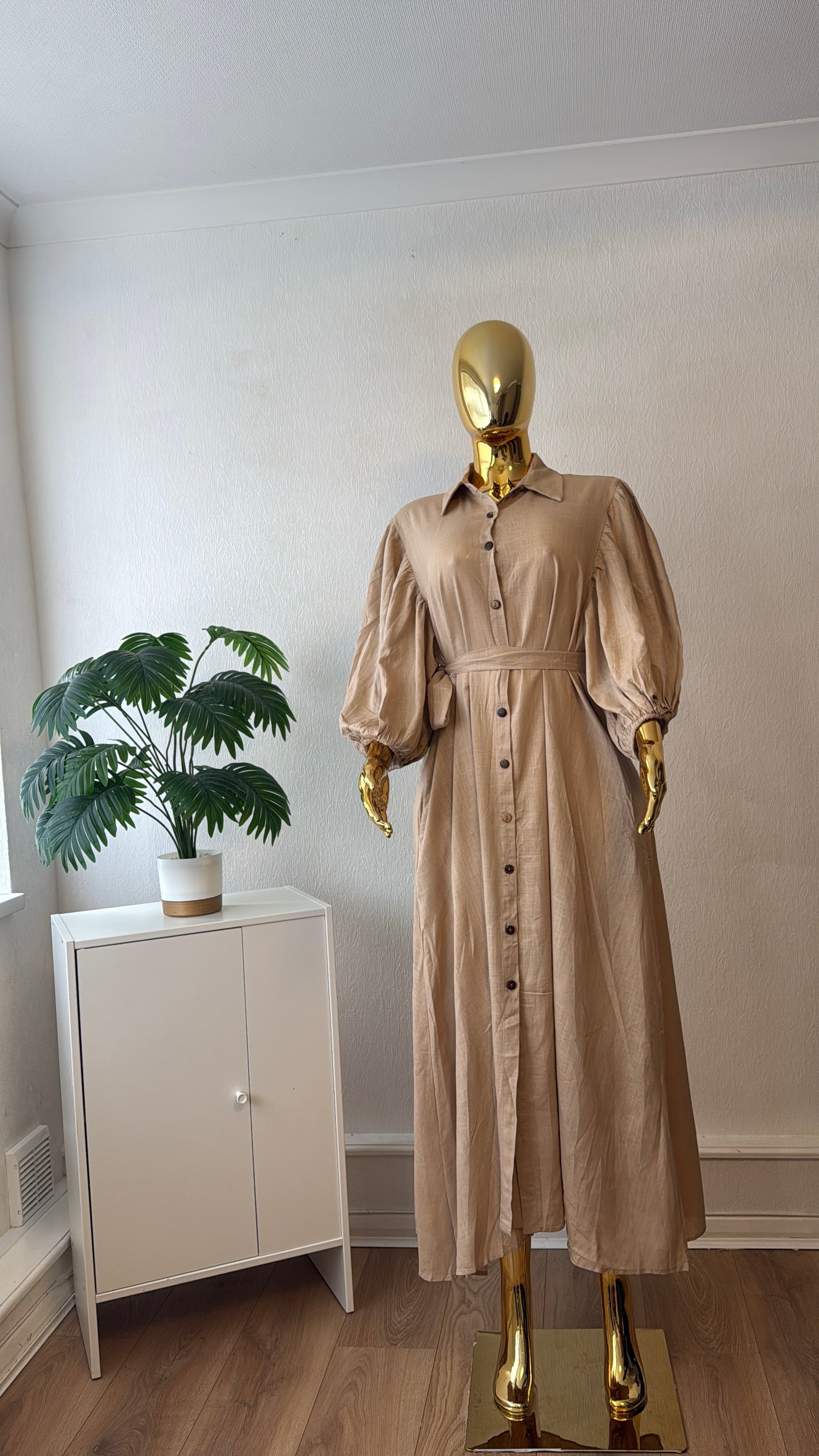 Sandstone Elegance Maxi dress