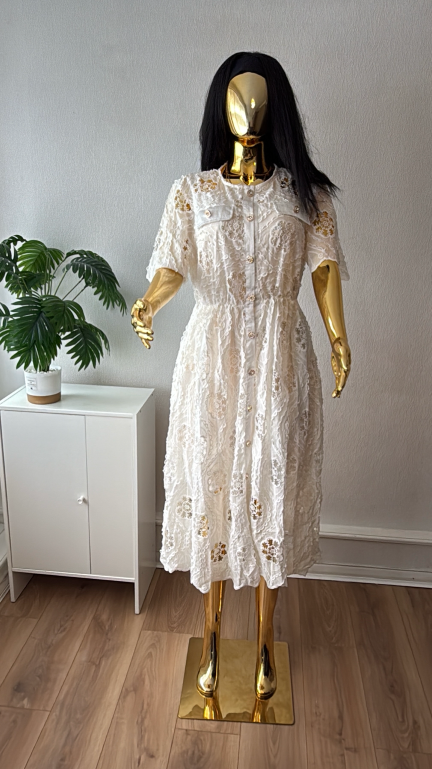 White dress