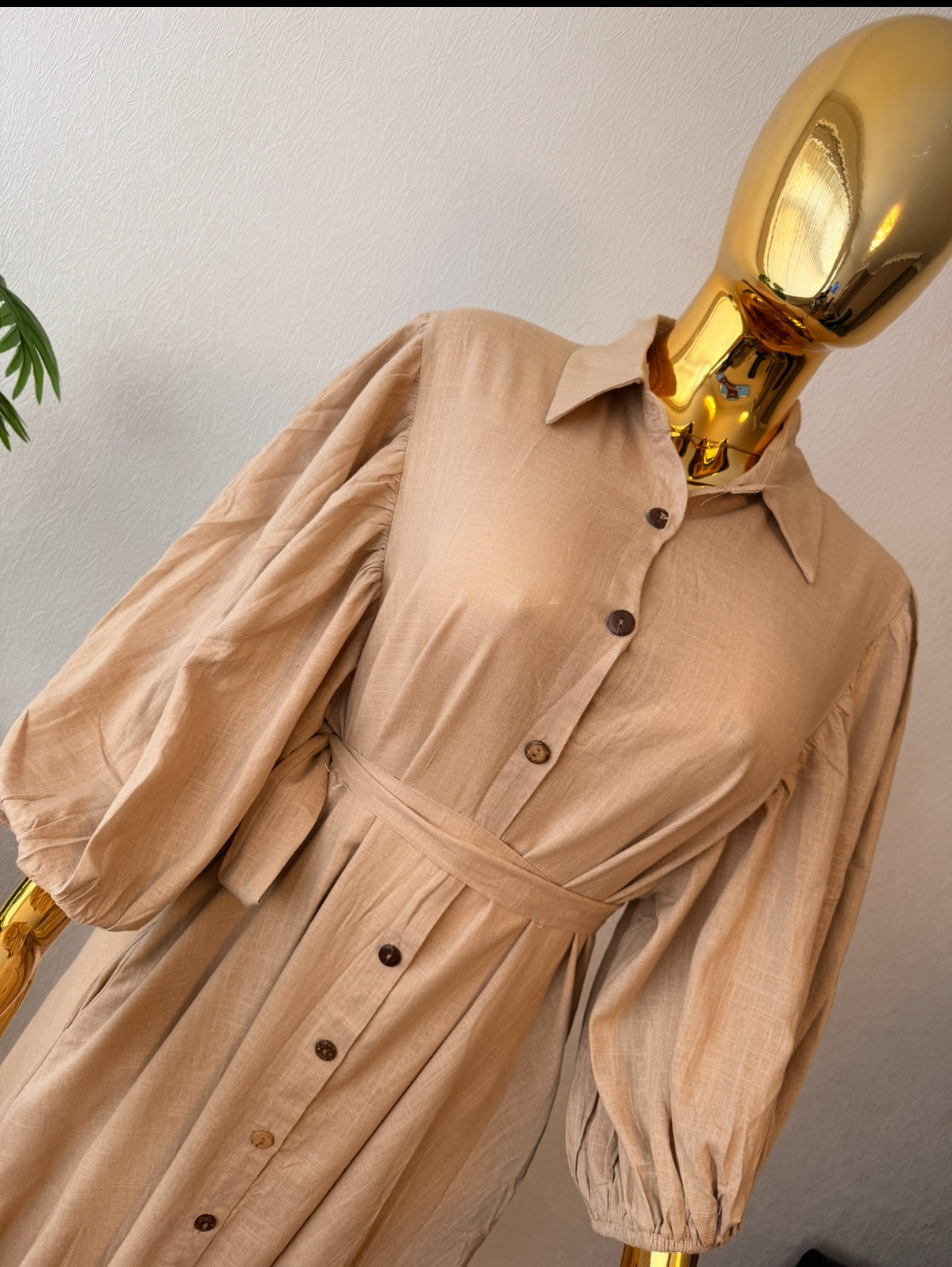 Sandstone Elegance Maxi dress