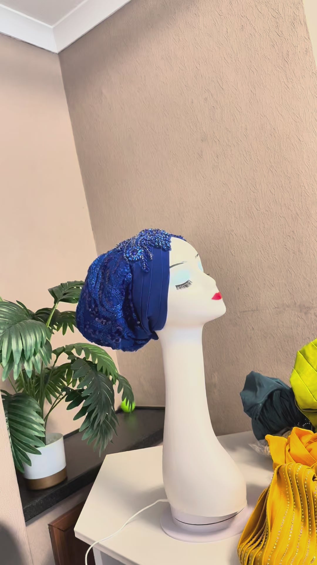 Sleek party turban